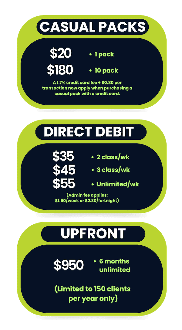 Feel Good Fitness WA pricing options June 2025 Feel Good Fitness WA pricing options June 2025